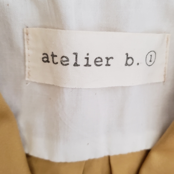 Atelier B. Canadian Designer Button Front Shirt A-line Dress L Sustainable - Picture 8 of 10
